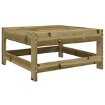 vidaXL Salon de jardin 9 Pièces bois de pin imprégné