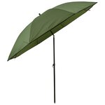 vidaXL Umbrella de pêche Jaune armée 240 x 210 cm Polyester Oxford