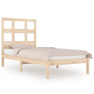 vidaXL Cadre de lit sans matelas 90x200 cm bois de pin massif