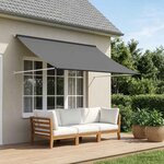 vidaXL Auvent Gris clair 300 x 150 cm