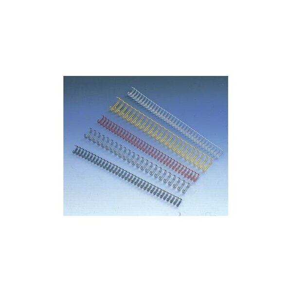 Lot de 50 Reliure métallique diamètre 16mm noire Env. 135 Feuilles DSB