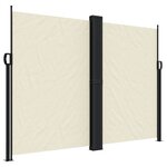vidaXL Auvent latéral rétractable crème 180x1000 cm