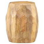 vidaXL Tabouret tambour Bois de manguier solide