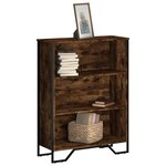 vidaXL Bibliothèque chêne fumé 80x31x106 cm bois d'ingénierie