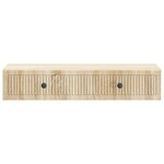vidaXL Table d'appoint murale Chêne Sonoma 87 5 x 34 5 x 17 cm