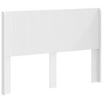 vidaXL Tête de lit Blanc Bois d'ingénierie