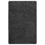 vidaXL Tapis shaggy antidérapant Gris 200x290 cm