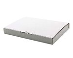 Lot de 10 boîtes postale carton plate 255x190x30. Coloris blanc