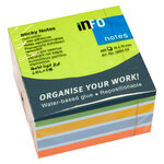Bloc-cube spring info-notes 75 x 75 mm - bloc de 450 feuilles - info notes