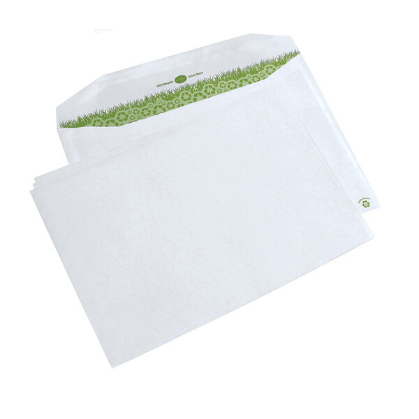Enveloppe pour mise sous pli automatique 229 x 324 mm la couronne recyclé 90g sans fenêtre blanche - boîte de 250