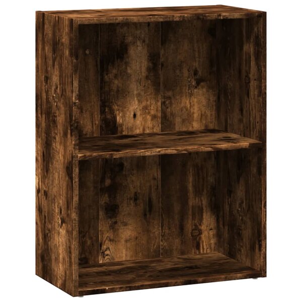 vidaXL Bibliothèque chêne fumé 60x30x77 cm bois d'ingénierie