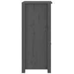 vidaXL Buffets 2 Pièces gris 40x35x80 cm bois massif de pin