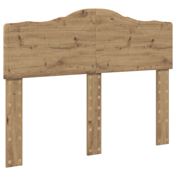 vidaXL Tête de lit Chêne artisanal 120 cm Bois d'ingénierie