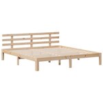 vidaXL Lit bibliothèque sans matelas 180x200 cm bois massif de pin