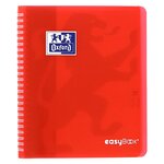 Cahier Spirale EASYBOOK 17x22cm 160p 90g Grands Carreaux Coloris Aléatoire OXFORD