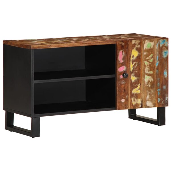 vidaXL Meuble TV 80x33x46 cm bois de récupération et d'ingénierie