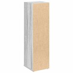 vidaXL Meuble de salle de bain avec porte-rouleau sonoma gris
