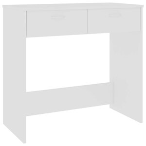vidaXL Bureau Blanc 80x40x75 cm Bois d'ingénierie