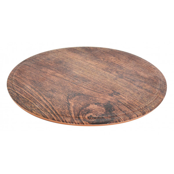 Plateau rond en mélaminé imitation bois ø285x14 mm - l2g -  - mélamine x14mm