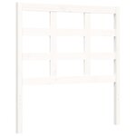 vidaXL Cadre de lit sans matelas blanc 100x200 cm bois massif