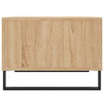 vidaXL Table basse Chêne sonoma 60x50x36 5 cm Bois d'ingénierie