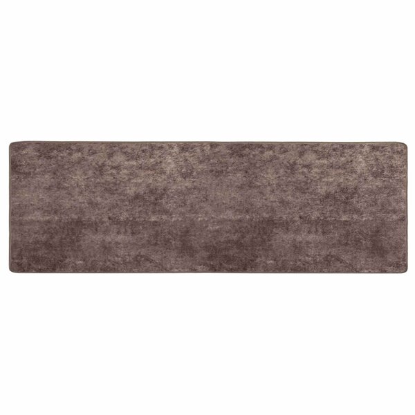 vidaXL Coureur de Tapis MARSA Gris 80 x 250 cm Polyester et PVC