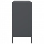 vidaXL Buffet anthracite 68x39x79 cm acier