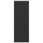 vidaXL Armoire Murale Noir 33 x 34 5 x 90 cm Bois d'ingénierie