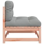 vidaXL Canapé de jardin sans accoudoirs coussins bois massif douglas