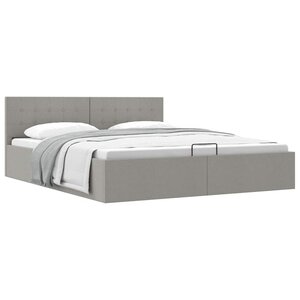 vidaXL Cadre de lit à rangement hydraulique sans matelas 160x200 cm
