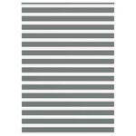 vidaXL Store zèbre gris foncé largeur du tissu 155 9 cm polyester