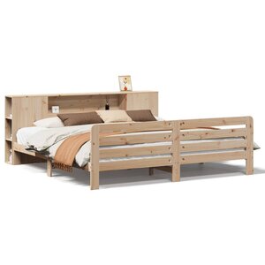 vidaXL Cadre de lit sans matelas 180x200 cm bois massif de pin