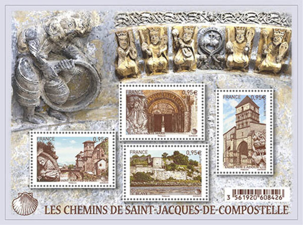 Bloc - Les chemins de Saint-Jacques-de-Compostelle