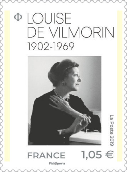 Timbre - Louise de Vilmorin - Lettre prioritaire