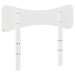 vidaXL Tête de lit blanc 75 cm bois massif de pin