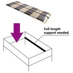 vidaXL Sommier à lattes Marron 120 x 190 cm Bois de hêtre massif