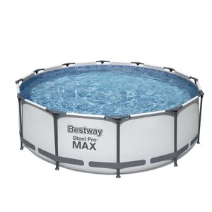 Piscine - BESTWAY Piscine hors sol ronde Steel Pro Max 366 x 100 (White)