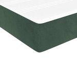 vidaXL Matelas de lit à ressorts ensachés 90x220x20 cm velours