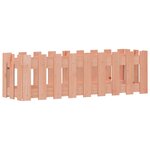 vidaXL Lit surélevé de jardin design de clôture bois douglas massif