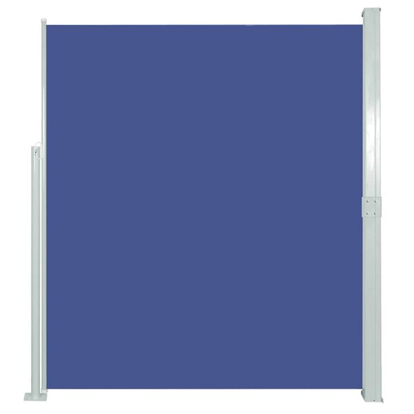 vidaXL Auvent latéral rétractable de patio 140x500 cm Bleu