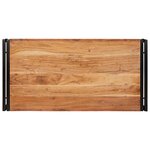 vidaXL Étagère de salle de bain avec étagère Marron 100 x 50 x 23 cm