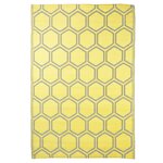 Esschert Design Tapis d'extérieur 182x122 cm Nid d'abeilles