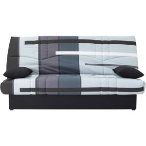 Clic clac 3 places -Piste Gris - Couchage 125 x 190 cm - 190 x 92 x 96 cm