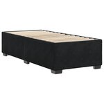 vidaXL Cadre de lit sans matelas noir 80x200 cm velours