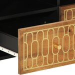 vidaXL Meuble TV 70x33x46 cm Bois massif de manguier
