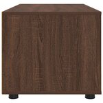 vidaXL Meuble TV Chêne brun 100 x 48 x 43 cm Bois d'ingénierie