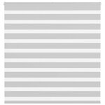 vidaXL Store zèbre gris clair largeur du tissu 140 9 cm polyester