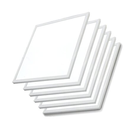 Panneau led 60x60 slim 48w blanc (pack de 6) - blanc neutre 4000k - 5500k -  silamp - La Poste