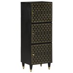 vidaXL Buffet 40x33x110 cm bois de manguier massif