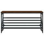 vidaXL Étagère à chaussures chêne marron 90x30x45 cm bois d'ingénierie